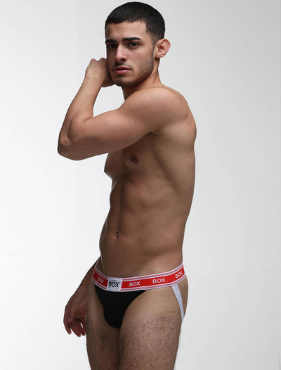 '90s Knit Jockstrap - Jaguar Black - boxmenswear - {{variant_title}}