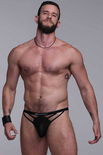 Tri-Lock G-String: Black - boxmenswear - {{variant_title}}