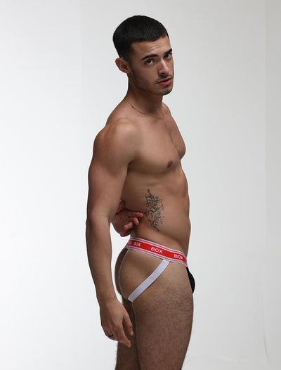 '90s Knit Jockstrap - Jaguar Black - boxmenswear - {{variant_title}}