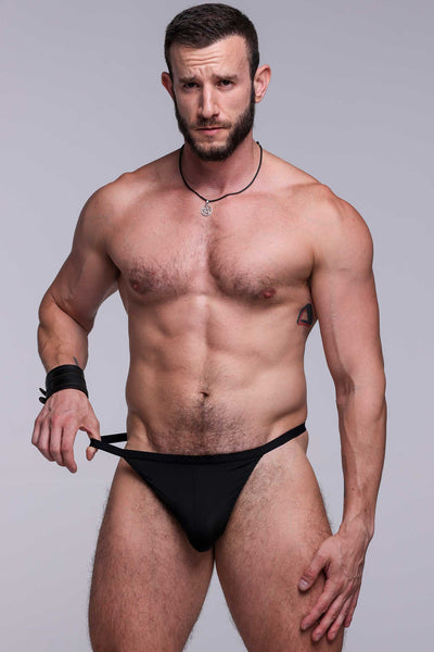 Party at the Back G-String: Black - boxmenswear - {{variant_title}}