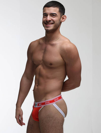'90s Knit Jockstrap - Racer Red - boxmenswear - {{variant_title}}