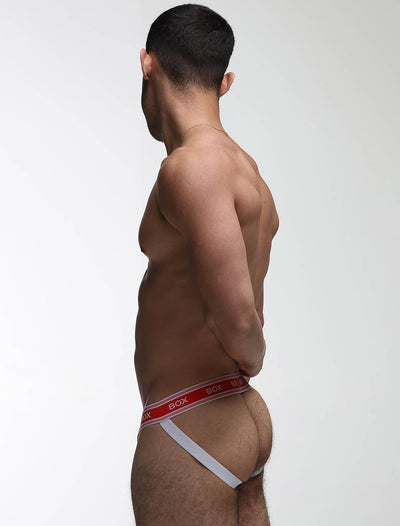 '90s Knit Jockstrap - Racer Red - boxmenswear - {{variant_title}}