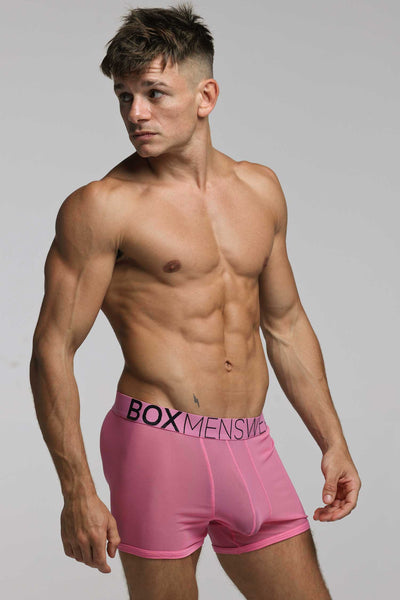 All Over Mesh Boxers - Boyfriend Pink - boxmenswear - {{variant_title}}