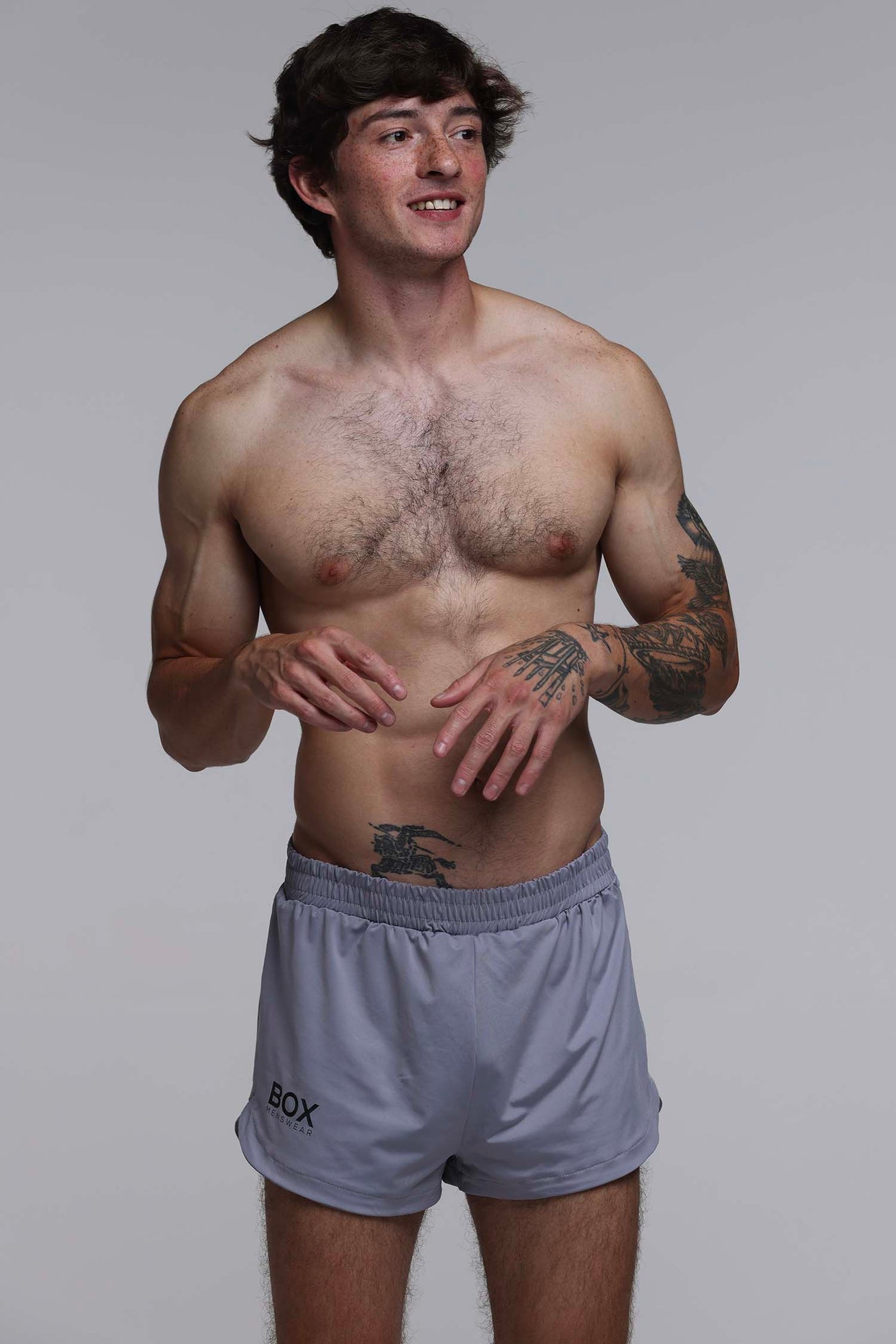 Compound Jock Shorts - Grey - boxmenswear - {{variant_title}}