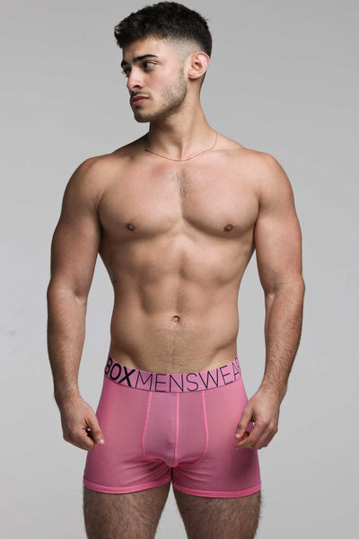 All Over Mesh Boxers - Boyfriend Pink - boxmenswear - {{variant_title}}