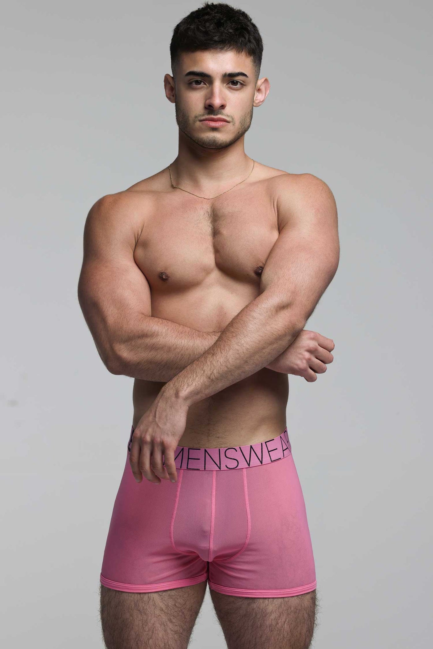 All Over Mesh Boxers - Boyfriend Pink - boxmenswear - {{variant_title}}