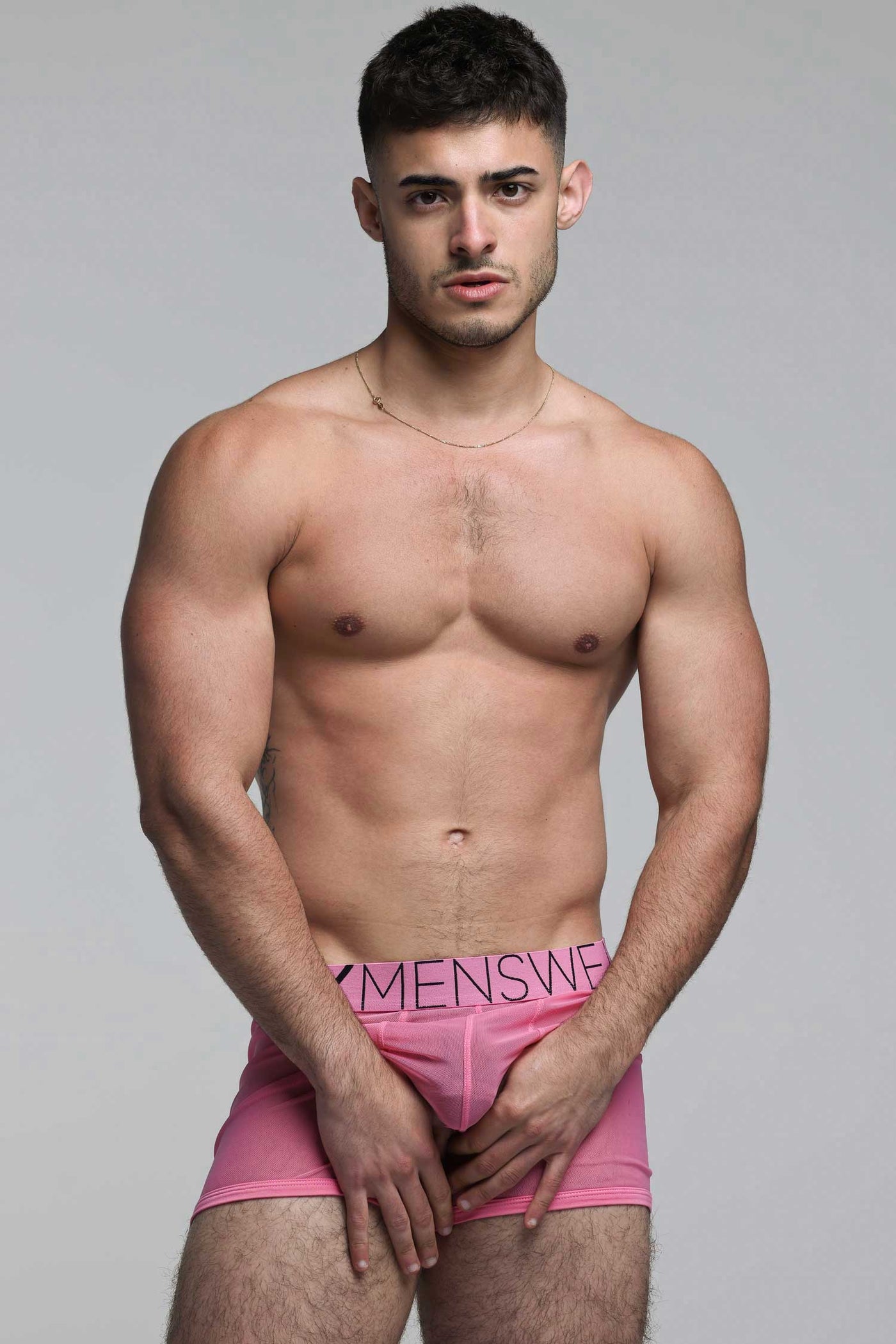 All Over Mesh Boxers - Boyfriend Pink - boxmenswear - {{variant_title}}