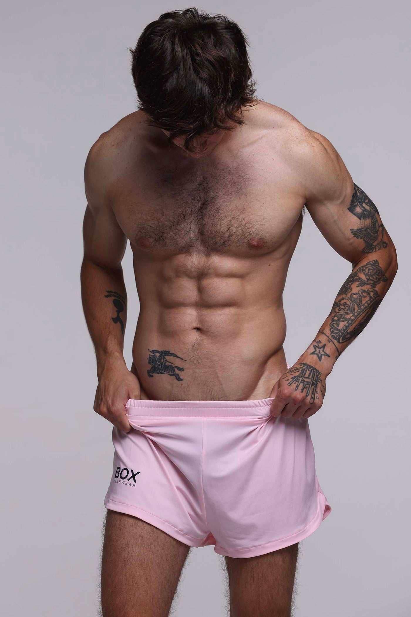 Compound Jock Shorts - Pink - boxmenswear - {{variant_title}}