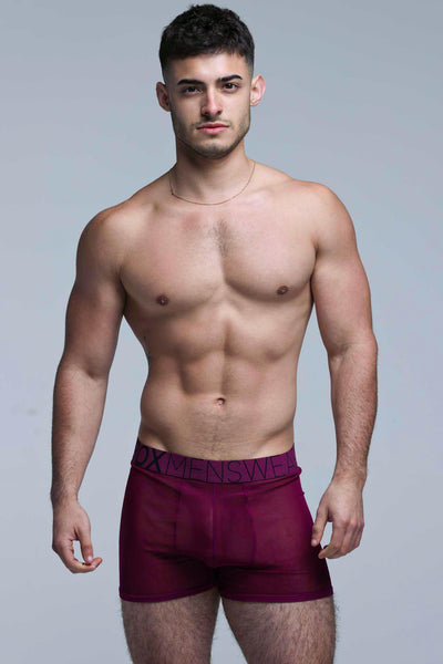 All Over Mesh Boxers - Cherry Crush - boxmenswear - {{variant_title}}