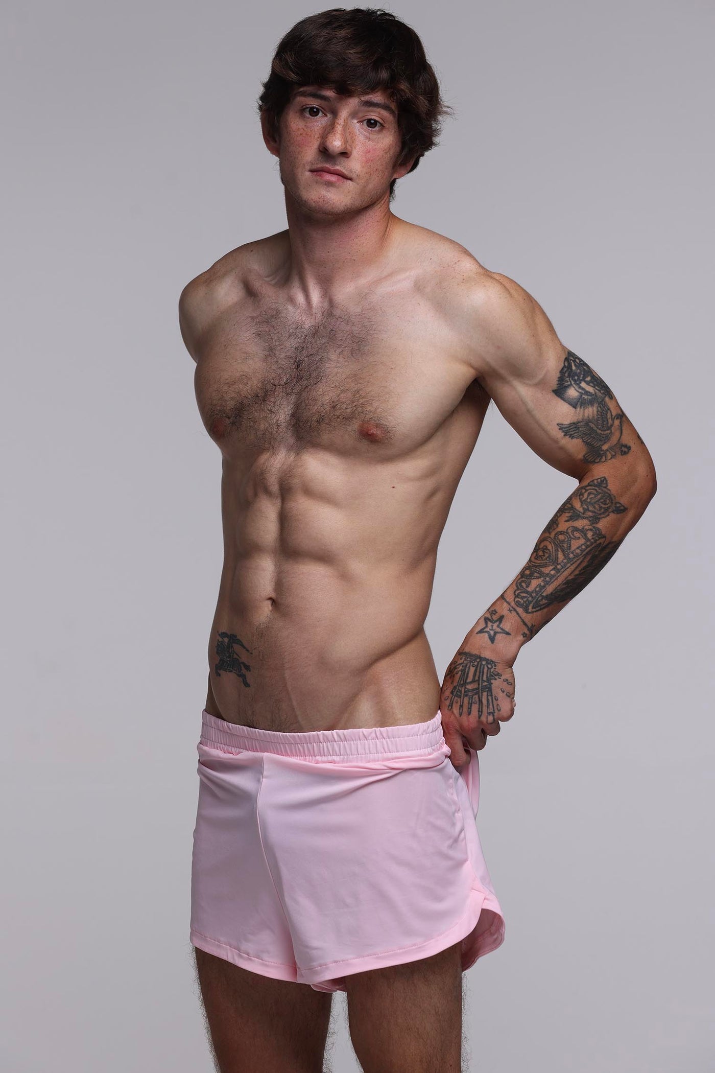 Compound Jock Shorts - Pink - boxmenswear - {{variant_title}}