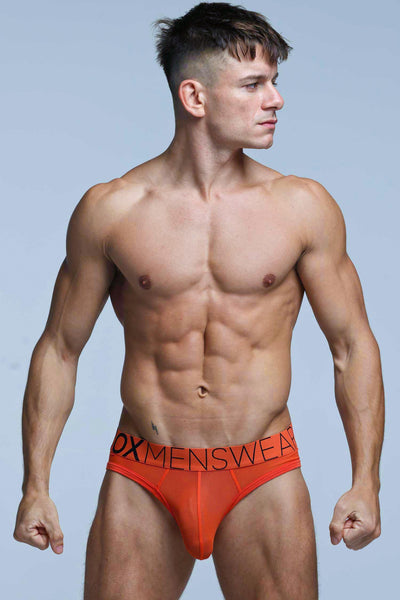 All Over Mesh Briefs - Orangeade - boxmenswear - {{variant_title}}