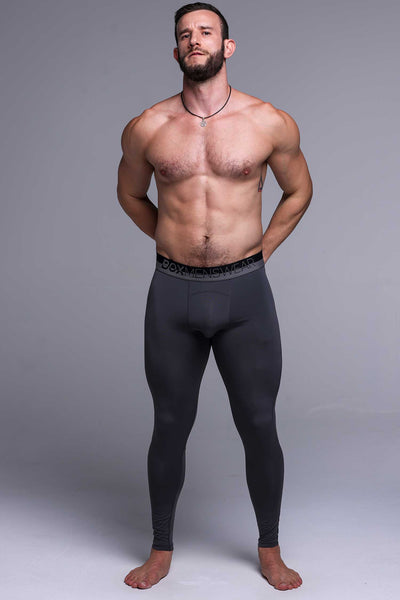 Compression Leggings 2.0 - Slate Grey - boxmenswear - {{variant_title}}