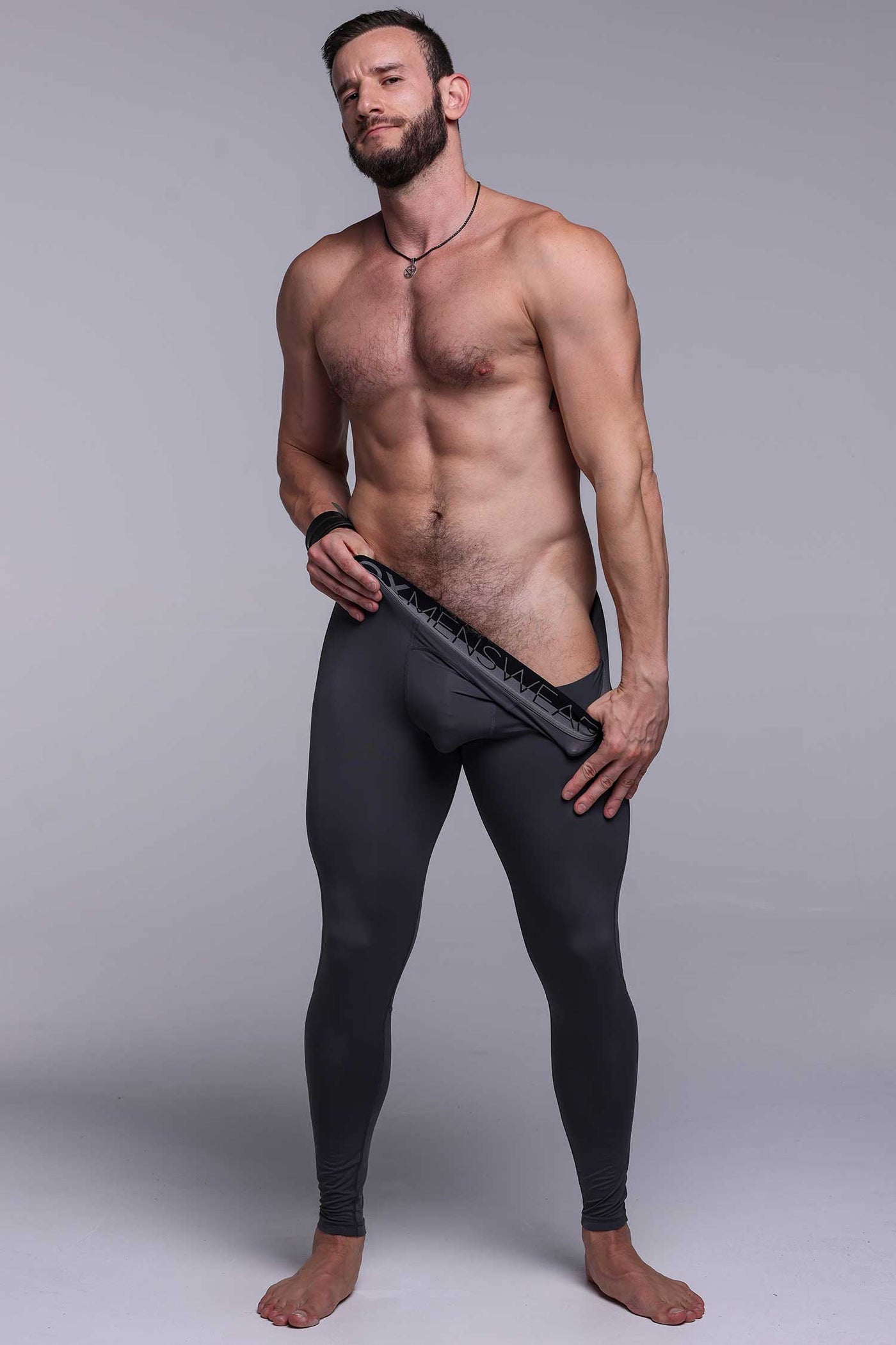 Compression Leggings 2.0 - Slate Grey - boxmenswear - {{variant_title}}