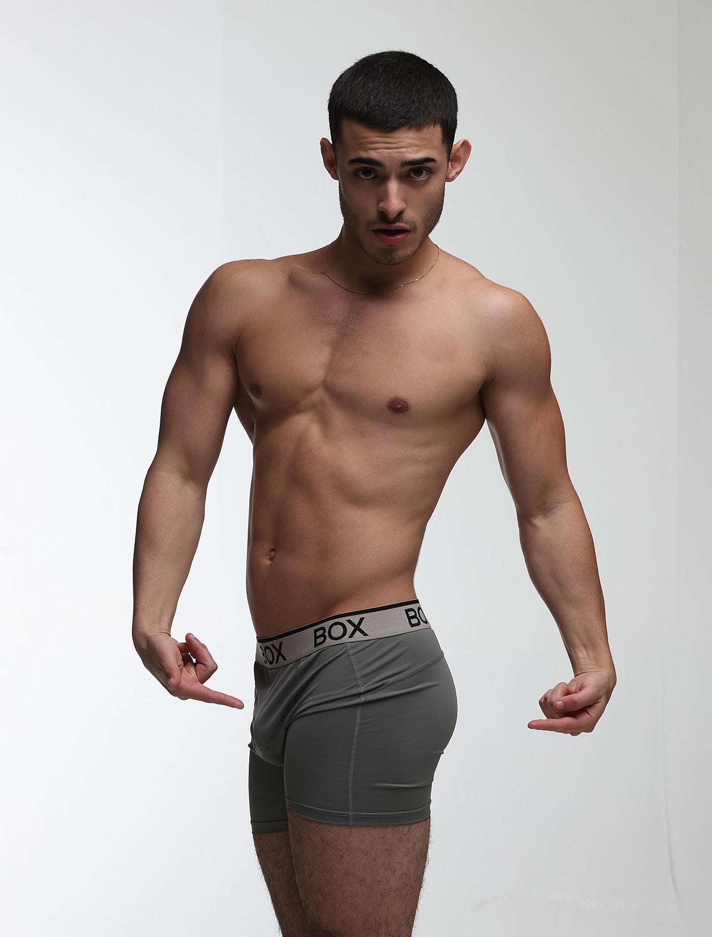 Mens Sports Boxers - Endurance Grey - boxmenswear - {{variant_title}}