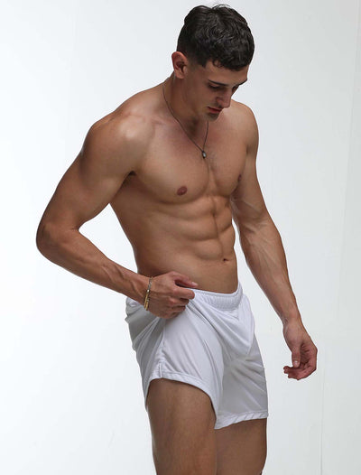 Mens Sports Shorts 2.0 - White - boxmenswear - {{variant_title}}