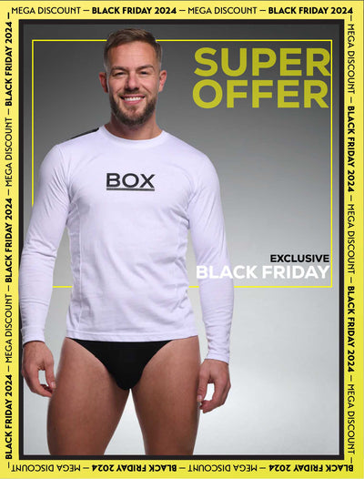 Mens Long Sleeve T-Shirt: Dynamic Fit - Classic White - boxmenswear - {{variant_title}}