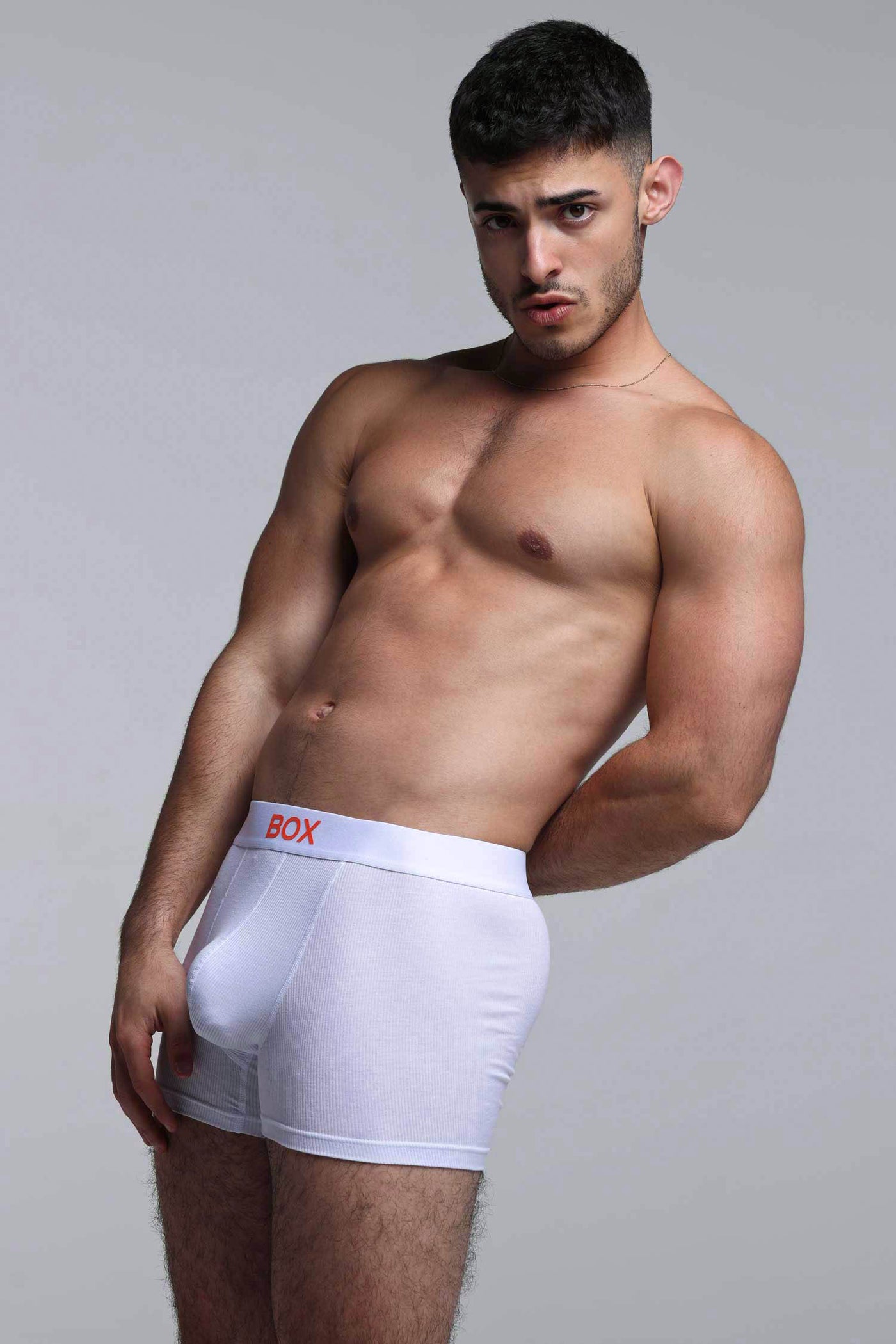 Colour Pop Boxers - White & Orange - boxmenswear - {{variant_title}}