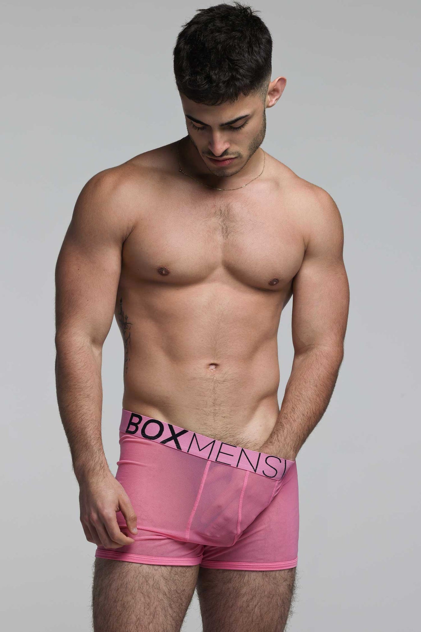 All Over Mesh Boxers - Boyfriend Pink - boxmenswear - {{variant_title}}