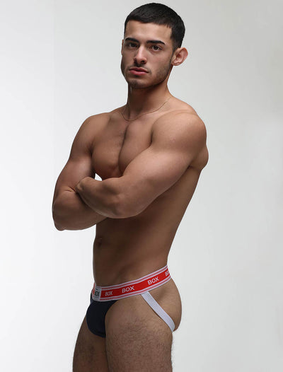 '90s Knit Jockstrap - Dallas Navy - boxmenswear - {{variant_title}}