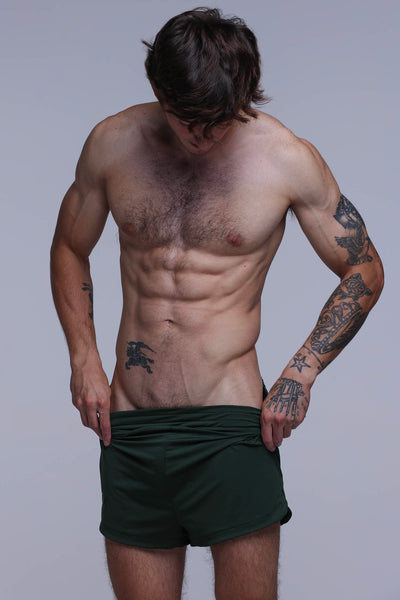 Compound Jock Shorts - Military Green - boxmenswear - {{variant_title}}