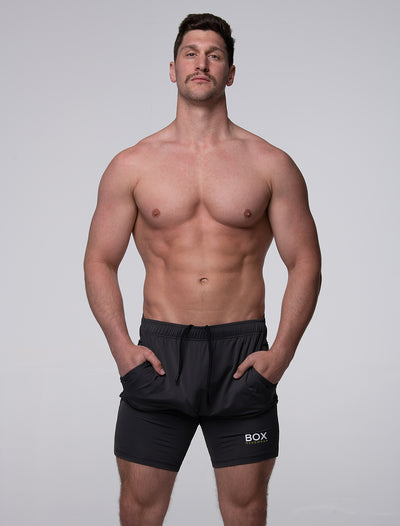 Pro Release: Sports Shorts - Grey - boxmenswear - {{variant_title}}