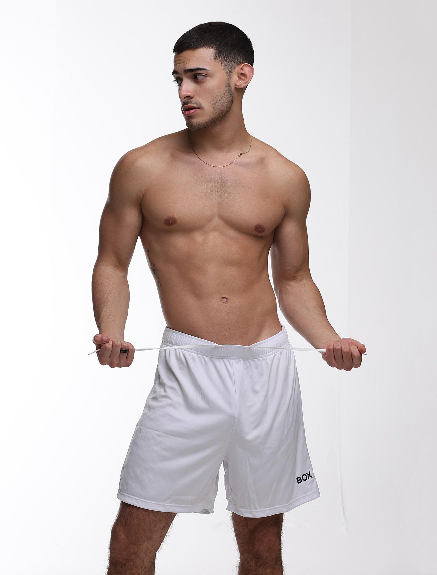 Mens Sports Shorts 2.0 - White - boxmenswear - {{variant_title}}
