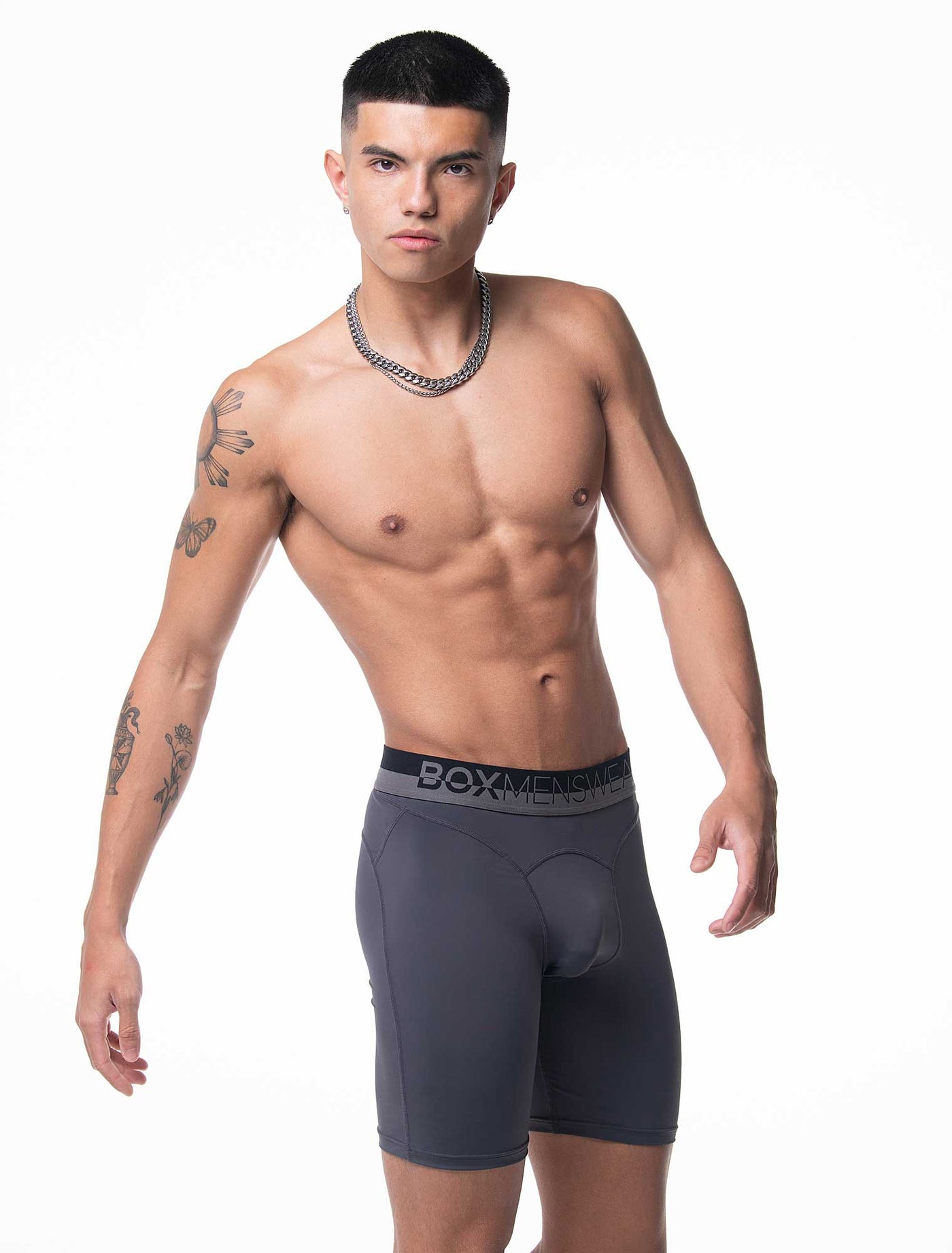 Compression Shorts 2.0 - Slate Grey - boxmenswear - {{variant_title}}