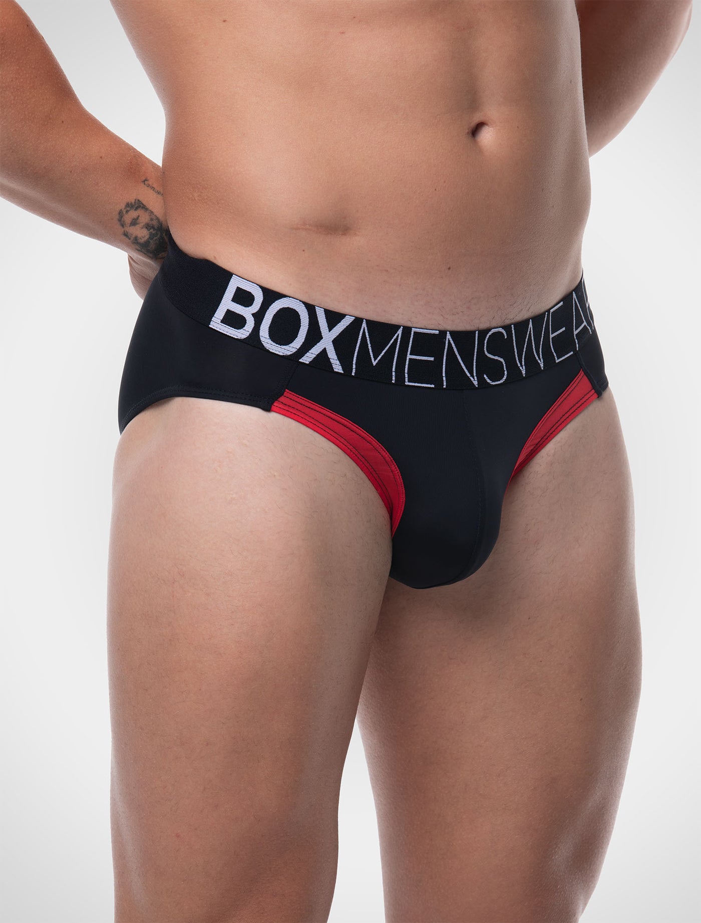 Prince Fit Briefs - Black & Red - boxmenswear - {{variant_title}}