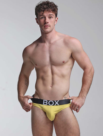 Mens Yellow Briefs - boxmenswear - {{variant_title}}
