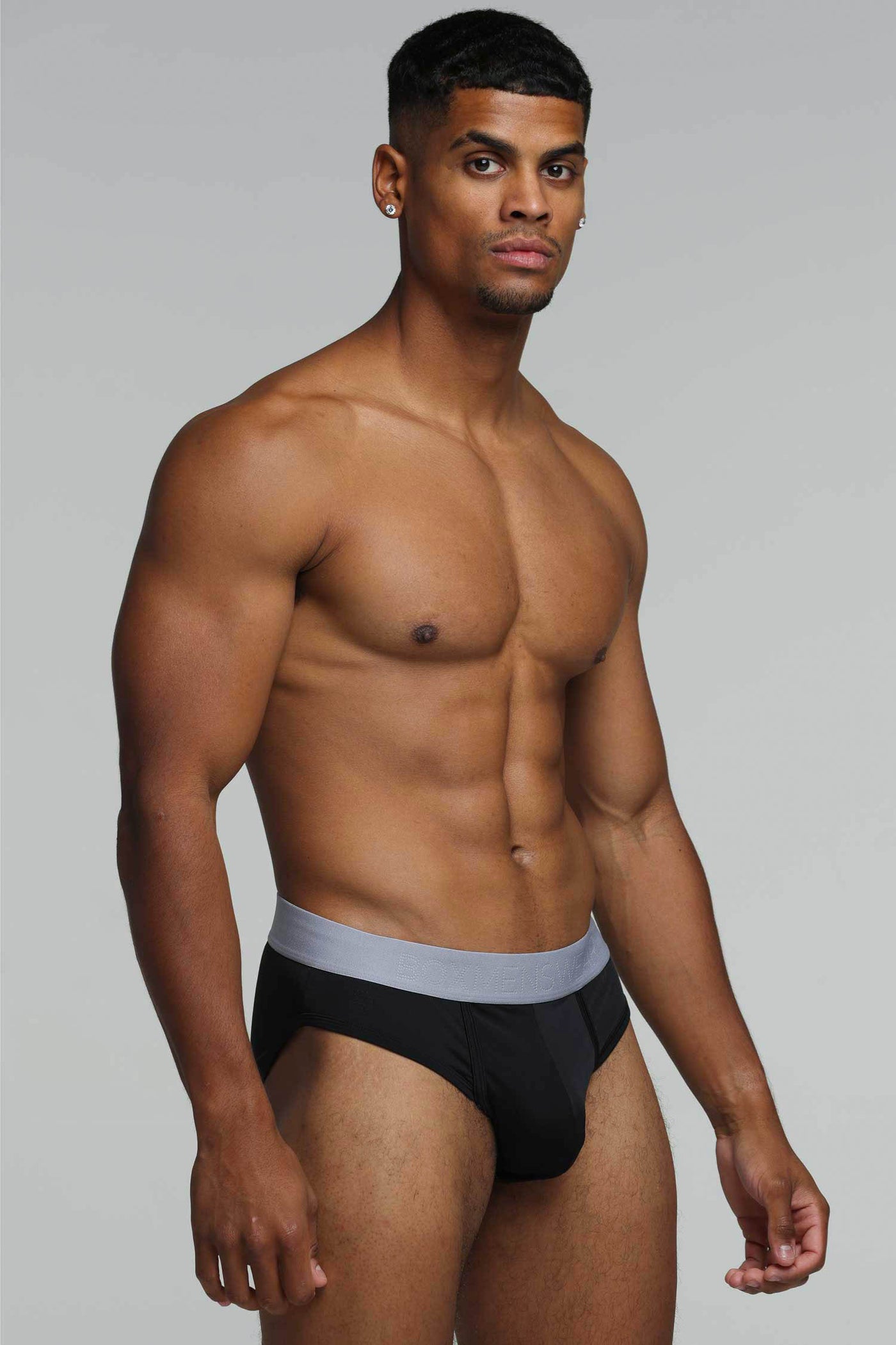 Mesh Panel Briefs - Midnight Milan - boxmenswear - {{variant_title}}