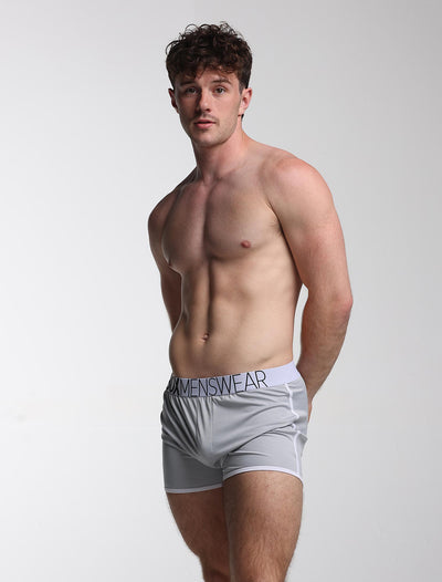 Mens Sports Loose Fit Boxers - Greyscale - boxmenswear - {{variant_title}}