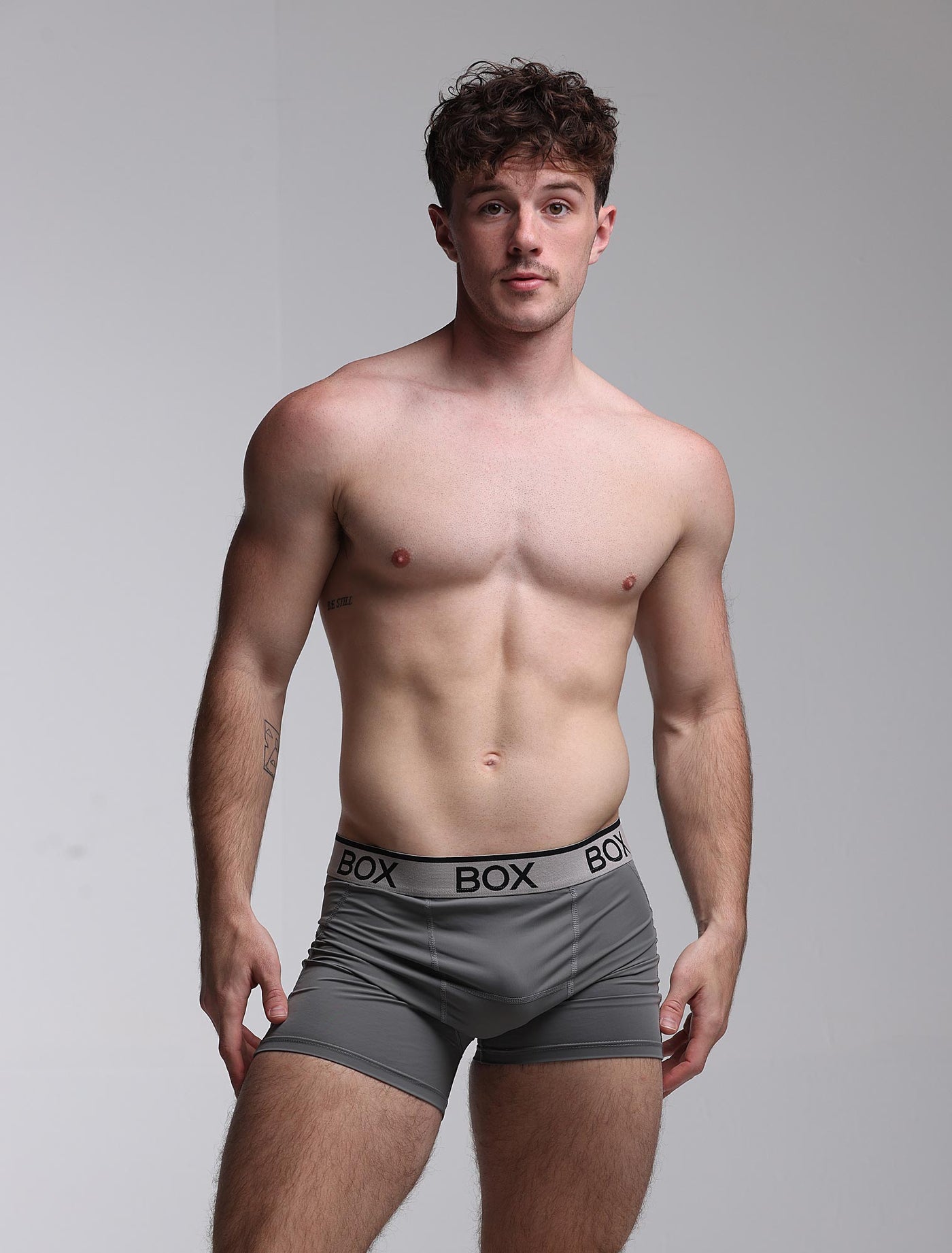 Mens Sports Boxers - Endurance Grey - boxmenswear - {{variant_title}}