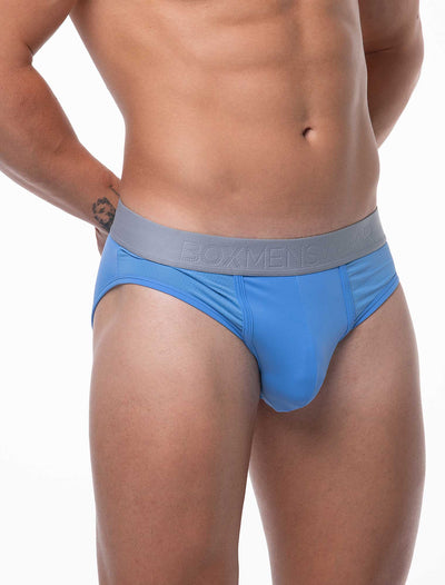 Mesh Panel Briefs - Coastal Blue - boxmenswear - {{variant_title}}