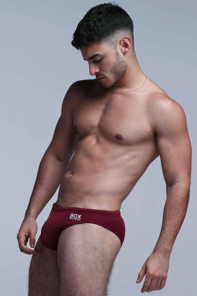 Swimming Trunks - Burgundy - boxmenswear - {{variant_title}}