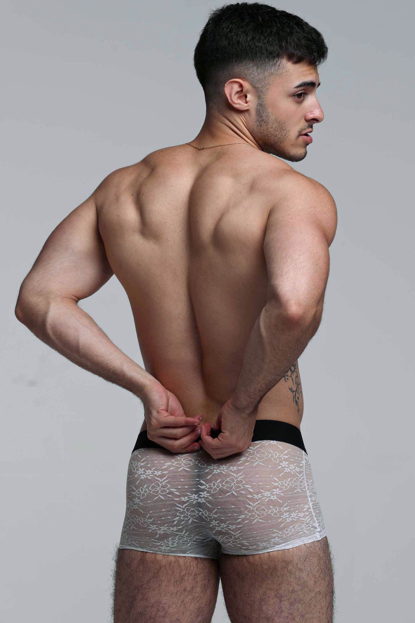 All Over Lace Boxers - White Heat - boxmenswear - {{variant_title}}