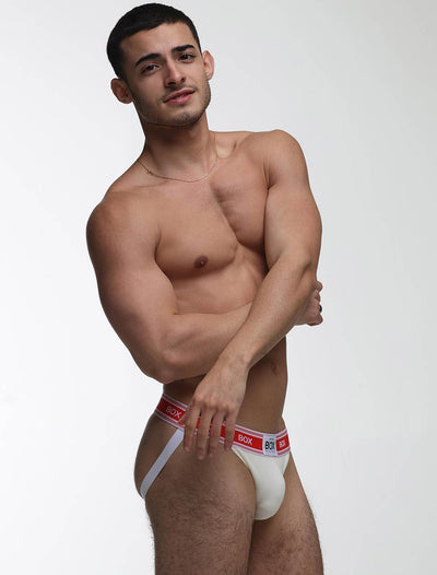 '90s Knit Jockstrap - Titan White - boxmenswear - {{variant_title}}
