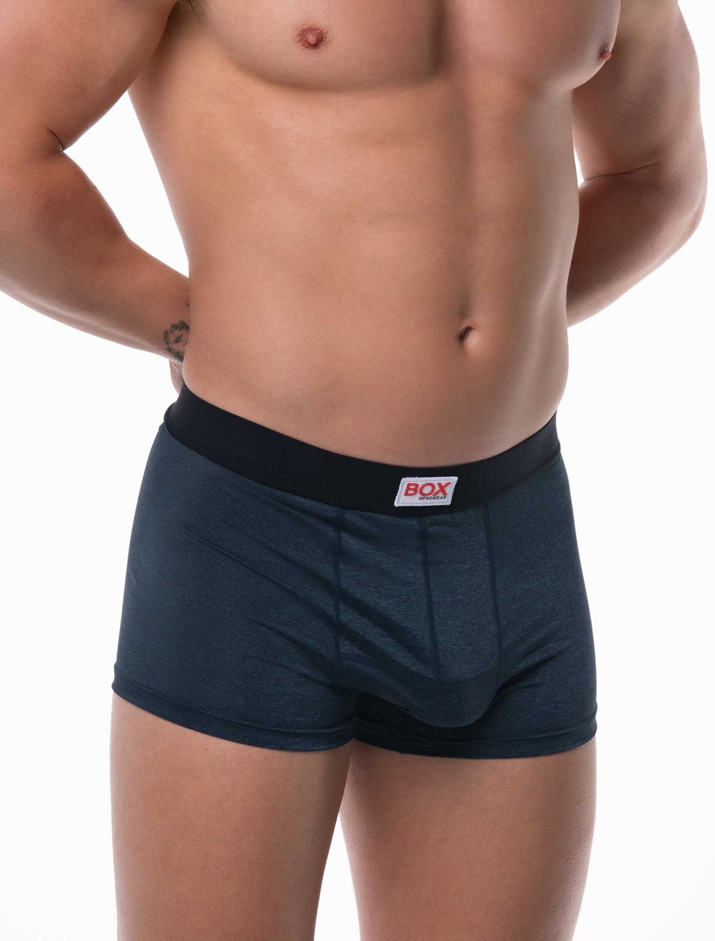 Marl Moment Boxers - Platinum Navy - boxmenswear - {{variant_title}}