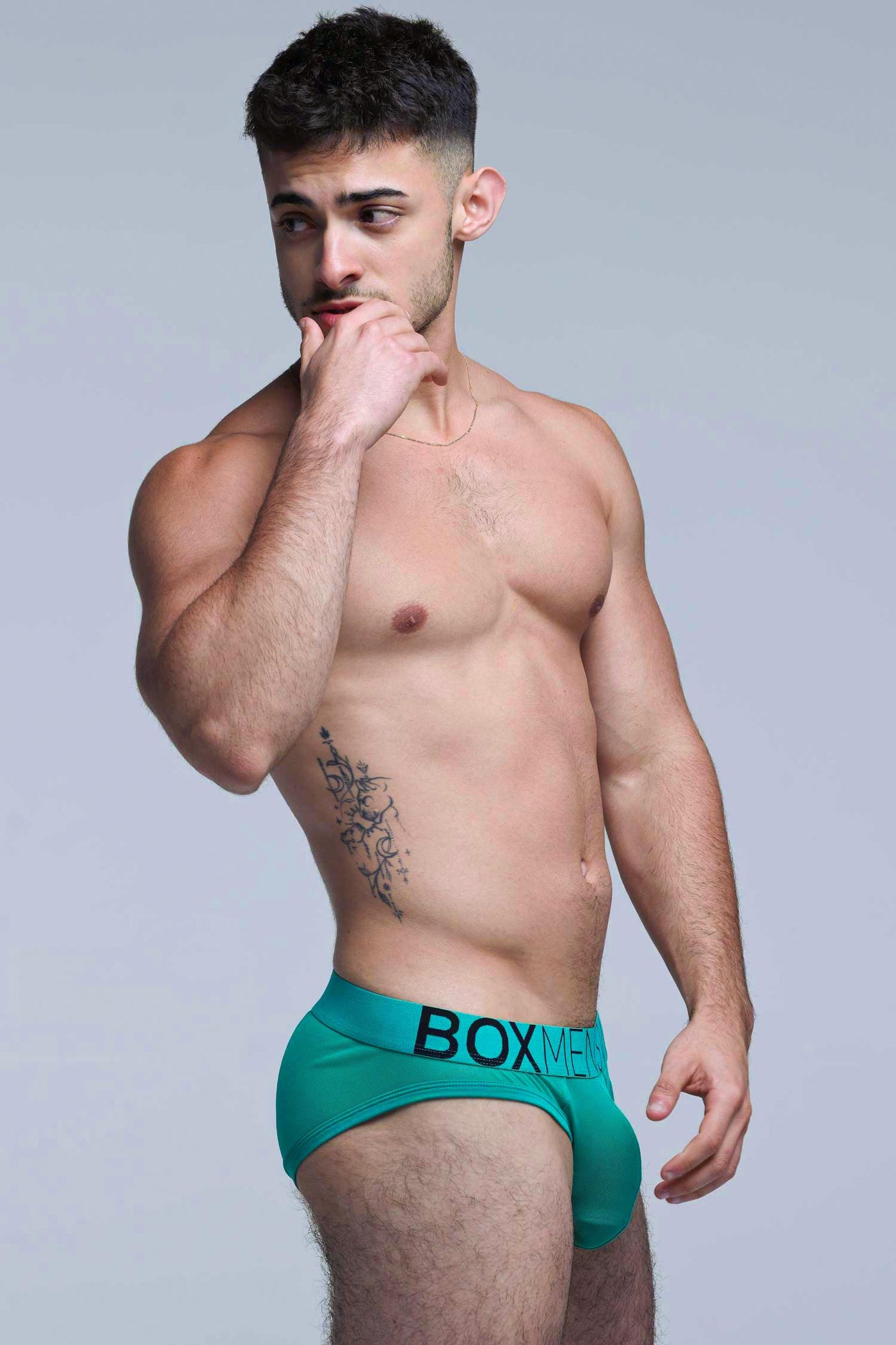 All Over Mesh Briefs - Lucky Lad Green - boxmenswear - {{variant_title}}