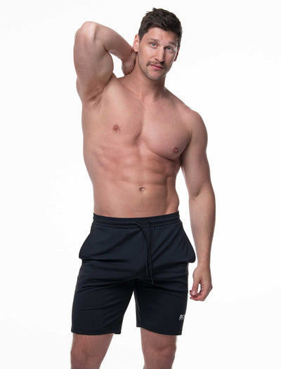 Active Panelled Sports Shorts - Black - boxmenswear - {{variant_title}}