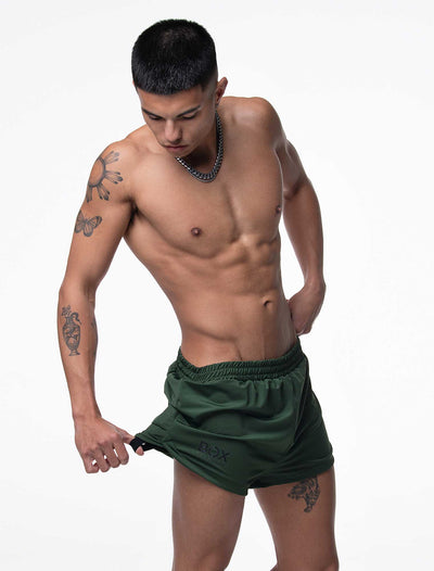 Compound Jock Shorts - Military Green - boxmenswear - {{variant_title}}