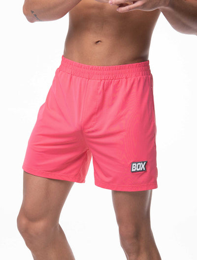 Mesh Football Shorts - Mascot Pink - boxmenswear - {{variant_title}}