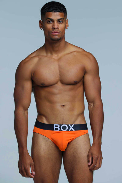 Soft Tech Briefs - Orange - boxmenswear - {{variant_title}}