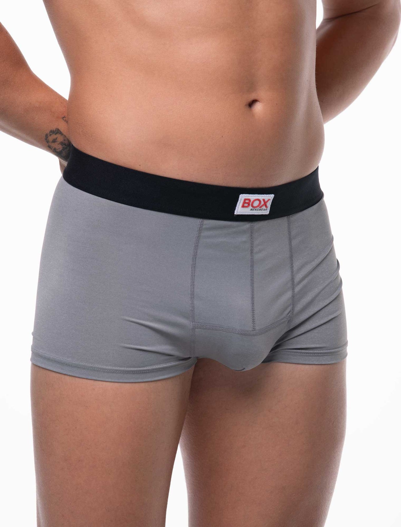 Marl Moment Boxers - Platinum Grey - boxmenswear - {{variant_title}}