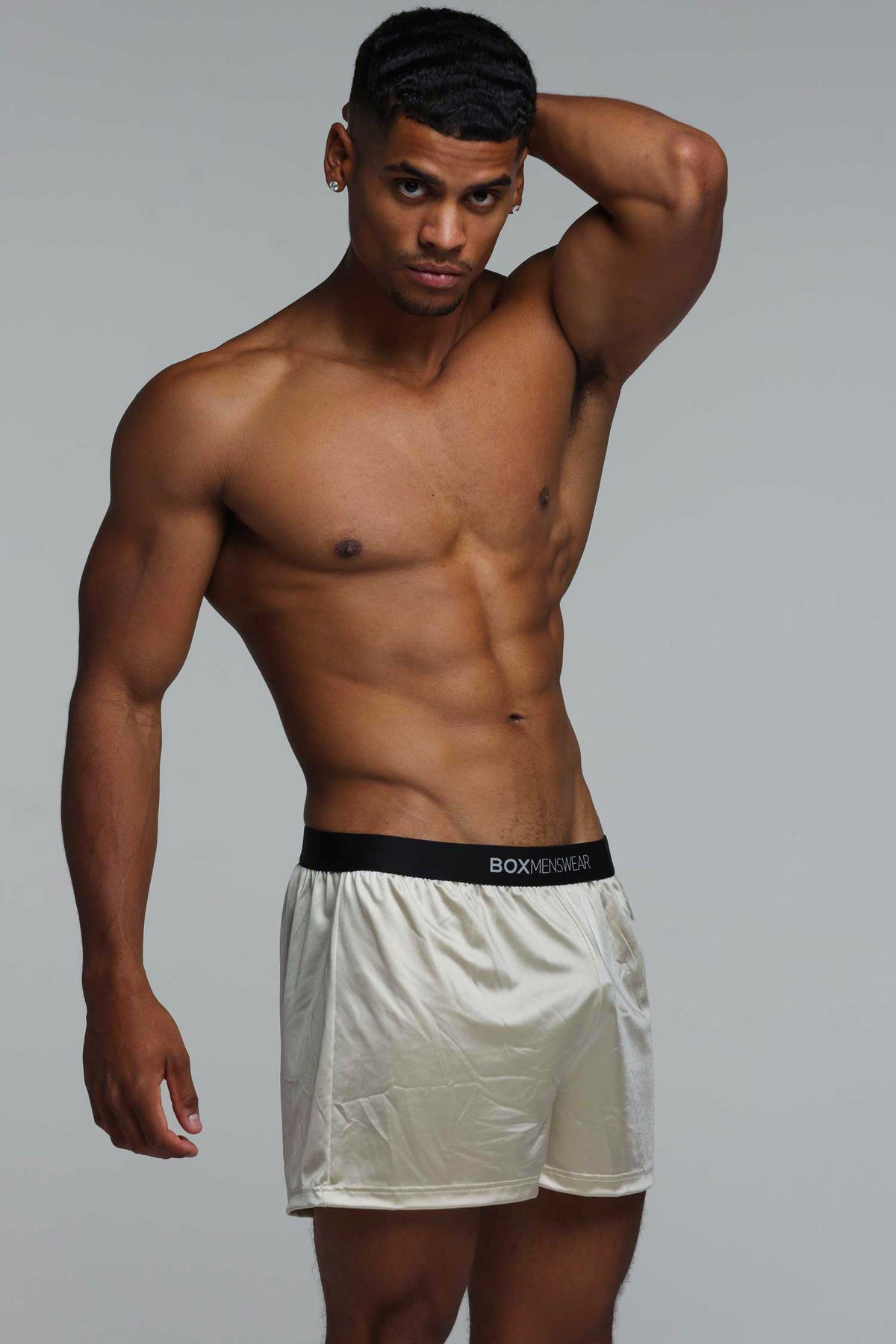Stained Boxers Satin Boxers - Sultry Champagne – boxmenswear