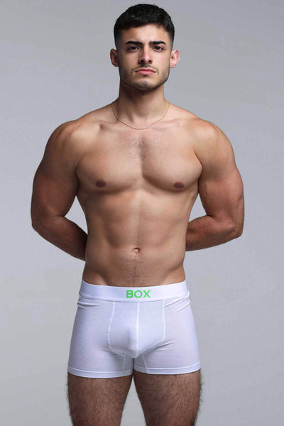 Colour Pop Boxers - White & Green - boxmenswear - {{variant_title}}