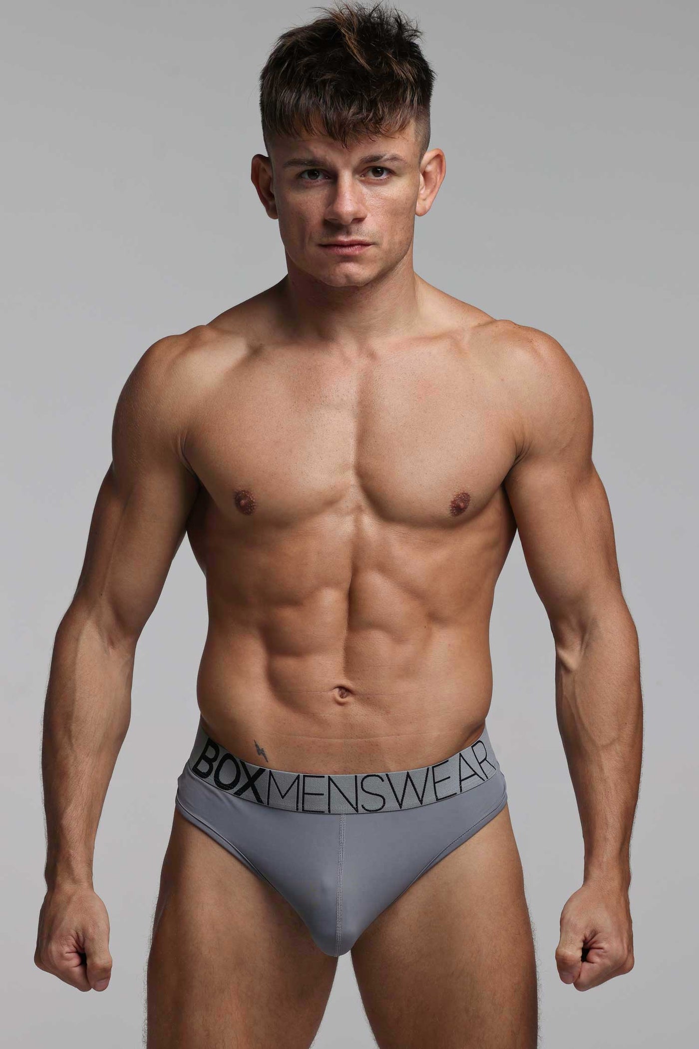 Brazilian Butt Briefs - São Paulo Grey - boxmenswear - {{variant_title}}