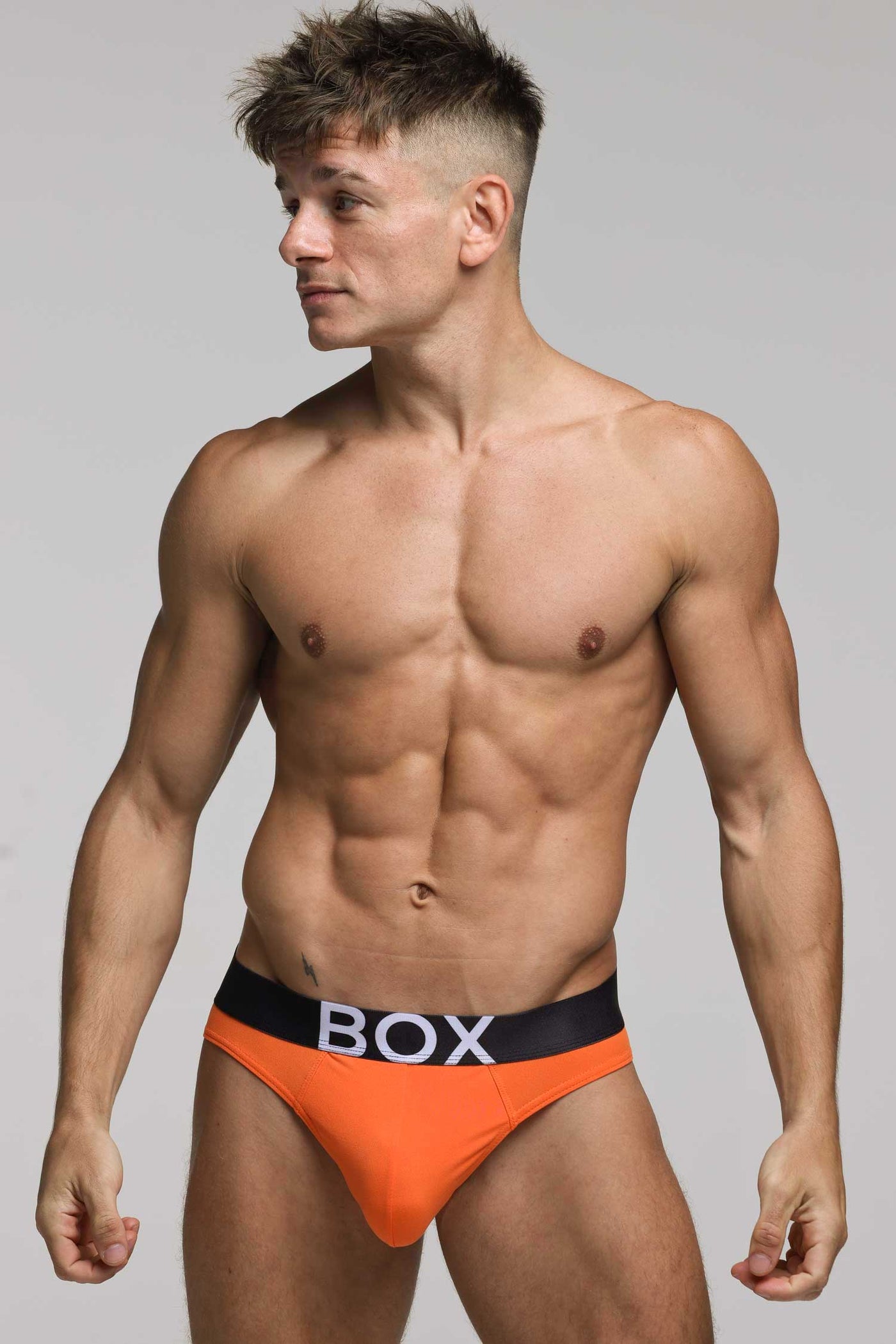 Soft Tech Briefs - Orange - boxmenswear - {{variant_title}}