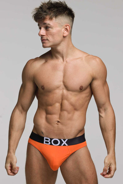 Soft Tech Briefs - Orange - boxmenswear - {{variant_title}}