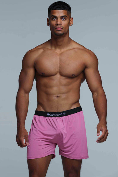 Silky Seamless Lounge Shorts - Sunset Pink - boxmenswear - {{variant_title}}