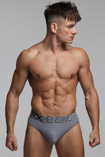 Brazilian Butt Briefs - São Paulo Grey - boxmenswear - {{variant_title}}